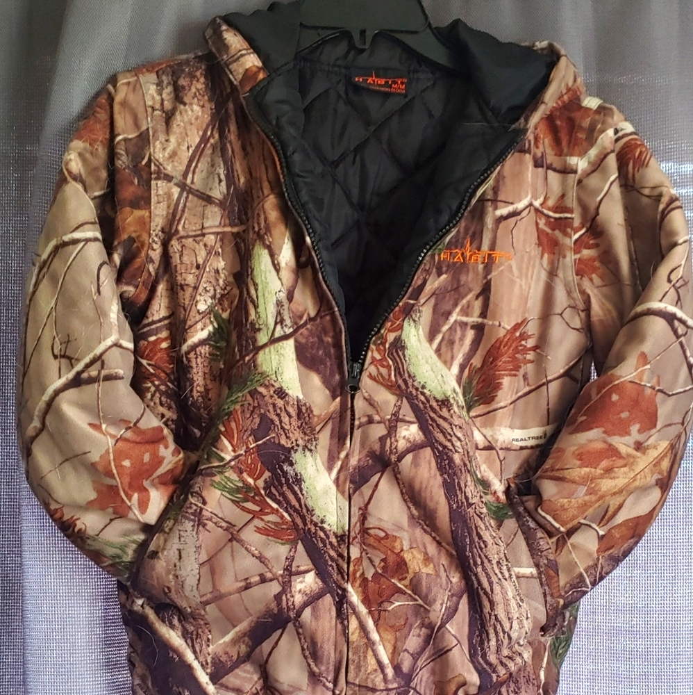 Insulated Real tree hooded camo jacket
